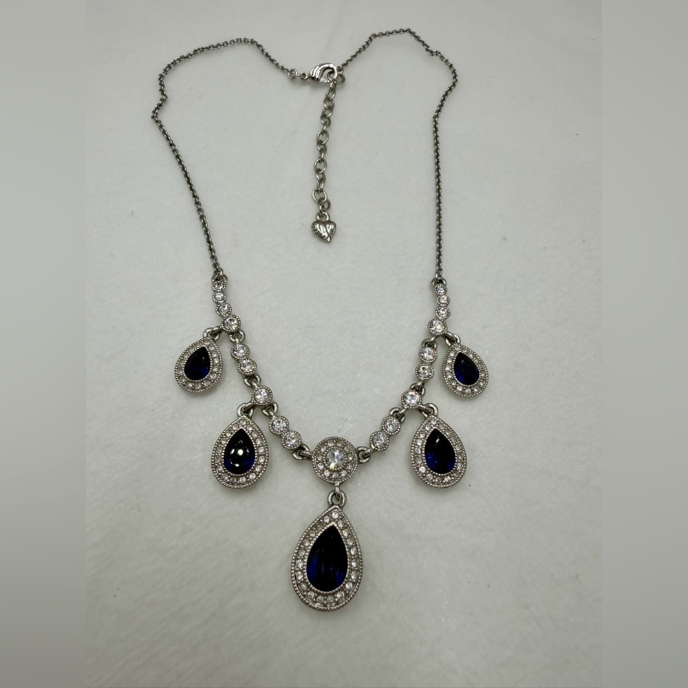 Vintage Carolee Sapphire Necklace #16SN